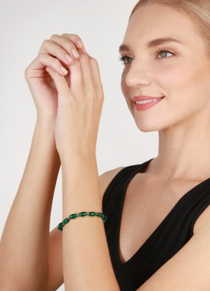 Grün - Petit Glamour d'Afrique - Armband von Konplott